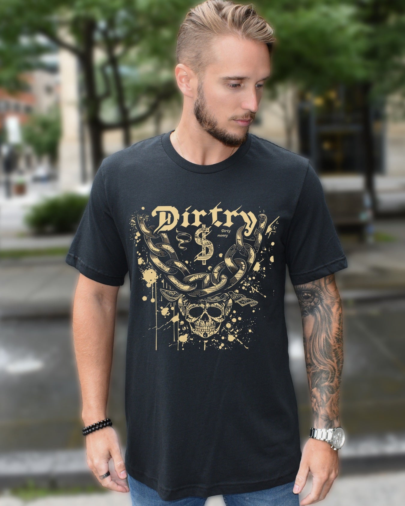 Remera Dirtry Negra