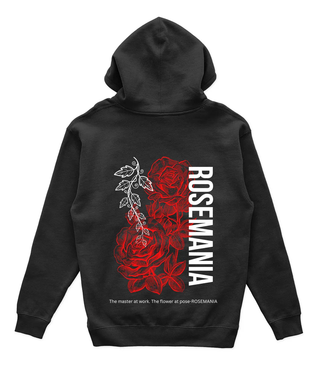 Hoodie Rosemania Negro