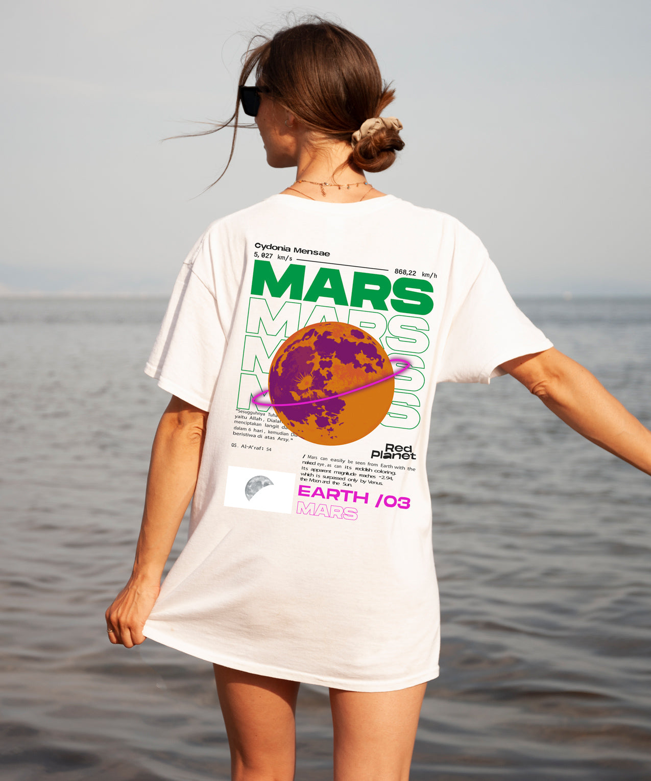 Remera Mars Blanca
