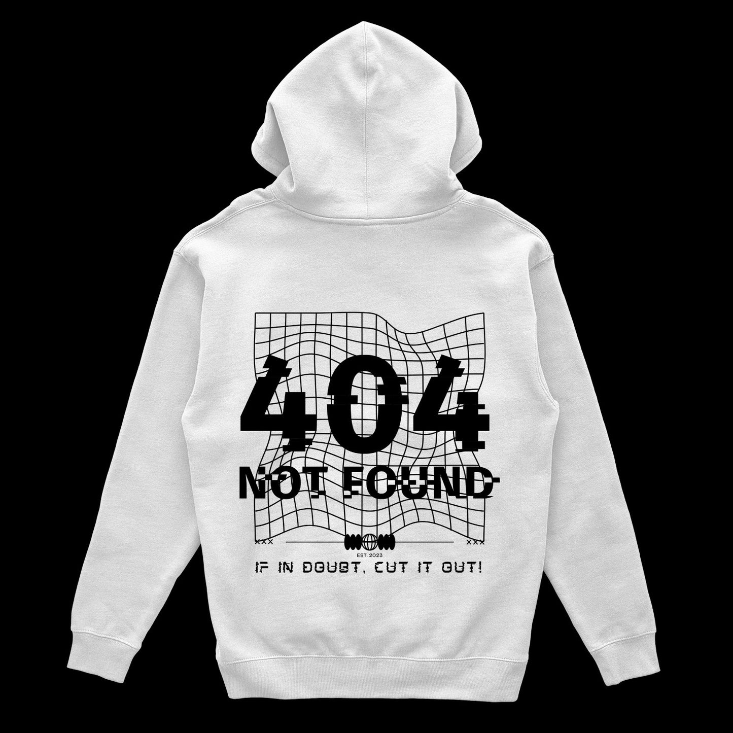 Hoodie 404 Blanco