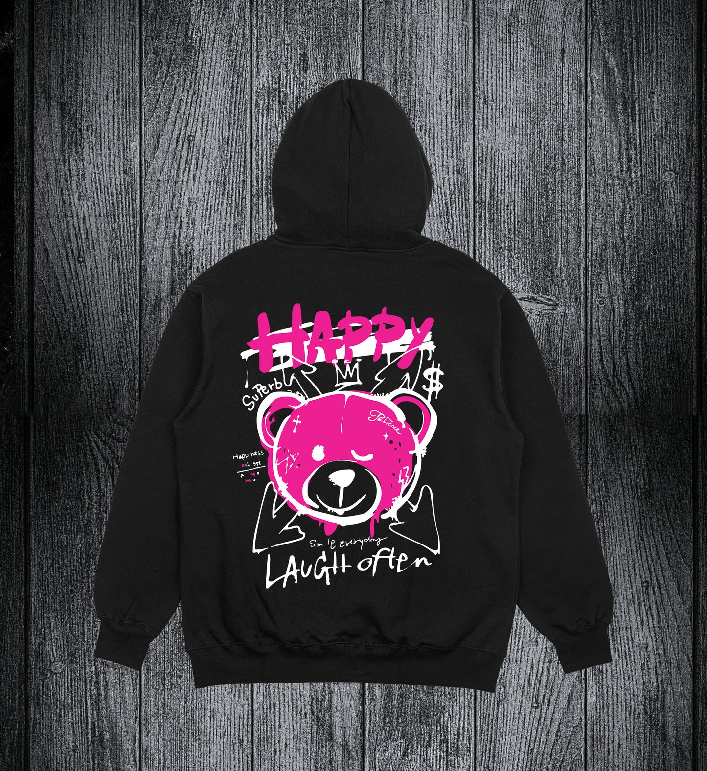 Hoodie Laught Often Negro