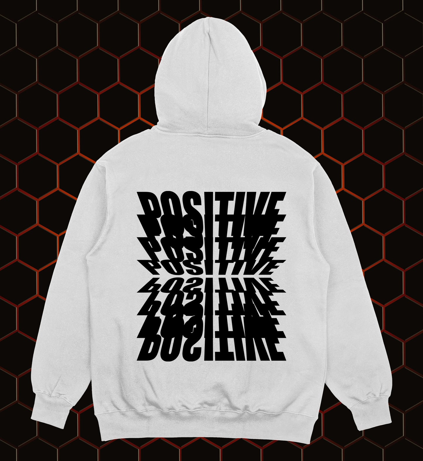 Hoodie Positive White