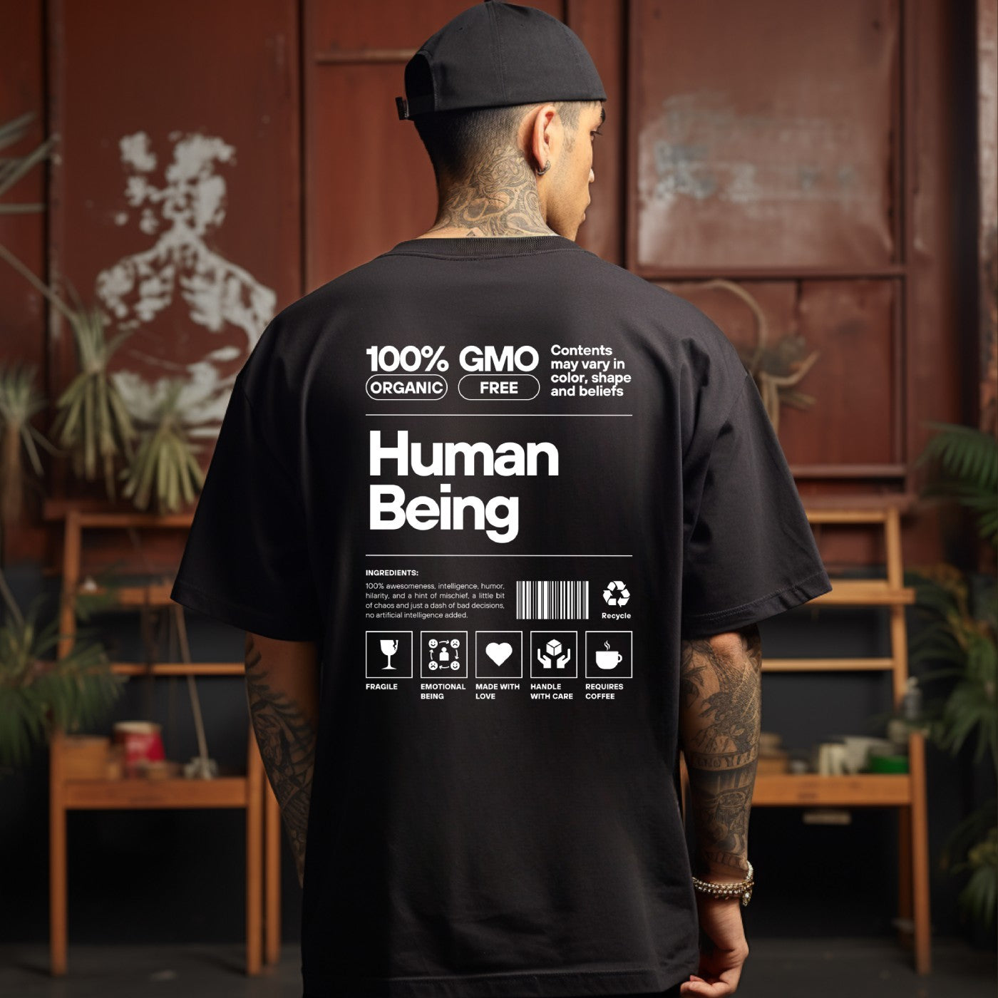 Remera Human Being