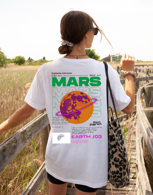 Remera Mars Blanca