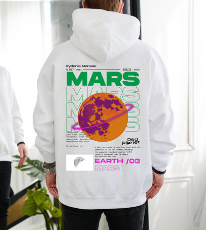 Hoodie Mars Blanco